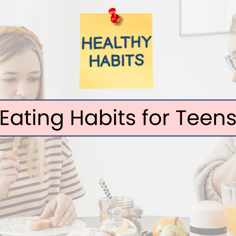 Eating habits for teens